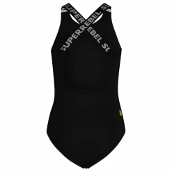 SuperRebel Venice badpak junior zwart< Badpakken