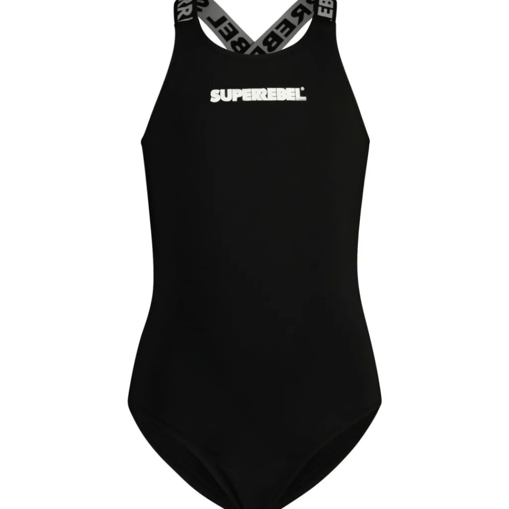 Badpakken-SuperRebel Venice badpak junior black