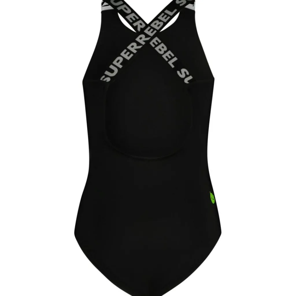 Badpakken-SuperRebel Venice badpak junior black