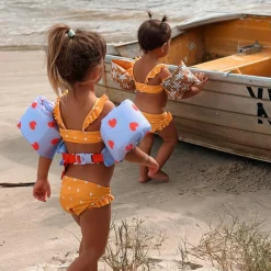 Zwemmen & Duiken-Swim Essentials  Puddle Jumper zwemvest 2 tot 6 jaar - 15 tot 30  kg lila hartjes