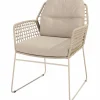 Tuinstoelen-TASTE by 4 Seasons  Albano dining tuinstoel latte