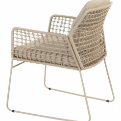 Tuinstoelen-TASTE by 4 Seasons  Albano dining tuinstoel latte