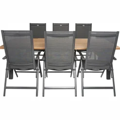 Tuinsets-TASTE by 4 Seasons  Ambassador 240 x 100 cm Aruba 6 tuinset anthracite