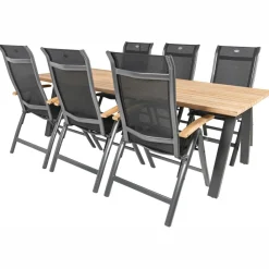Tuinsets-TASTE by 4 Seasons  Ambassador 240 x 100 cm Alice 6 tuinset teak