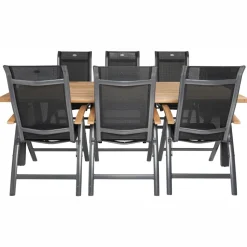 Tuinsets-TASTE by 4 Seasons  Ambassador 240 x 100 cm Alice 6 tuinset teak