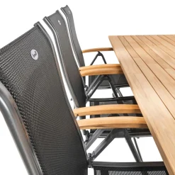 Tuinsets-TASTE by 4 Seasons  Ambassador 240 x 100 cm Alice 6 tuinset teak