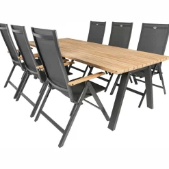 TASTE by 4 Seasons Ambassador 240 x 100 cm Aruba 6 tuinset teak< Tuinsets