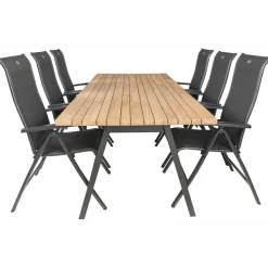 TASTE by 4 Seasons  Ambassador 240 x 100 cm Alice 6 tuinset anthracite< Tuinsets