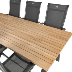 TASTE by 4 Seasons  Ambassador 240 x 100 cm Alice 6 tuinset anthracite< Tuinsets