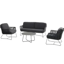 Loungesets-TASTE by 4 Seasons Belmond Dali ø 73 cm loungeset antraciet