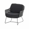 Tuinstoelen-TASTE by 4 Seasons  Belmond loungestoel anthracite