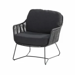 Tuinstoelen-TASTE by 4 Seasons Belmond loungestoel anthracite