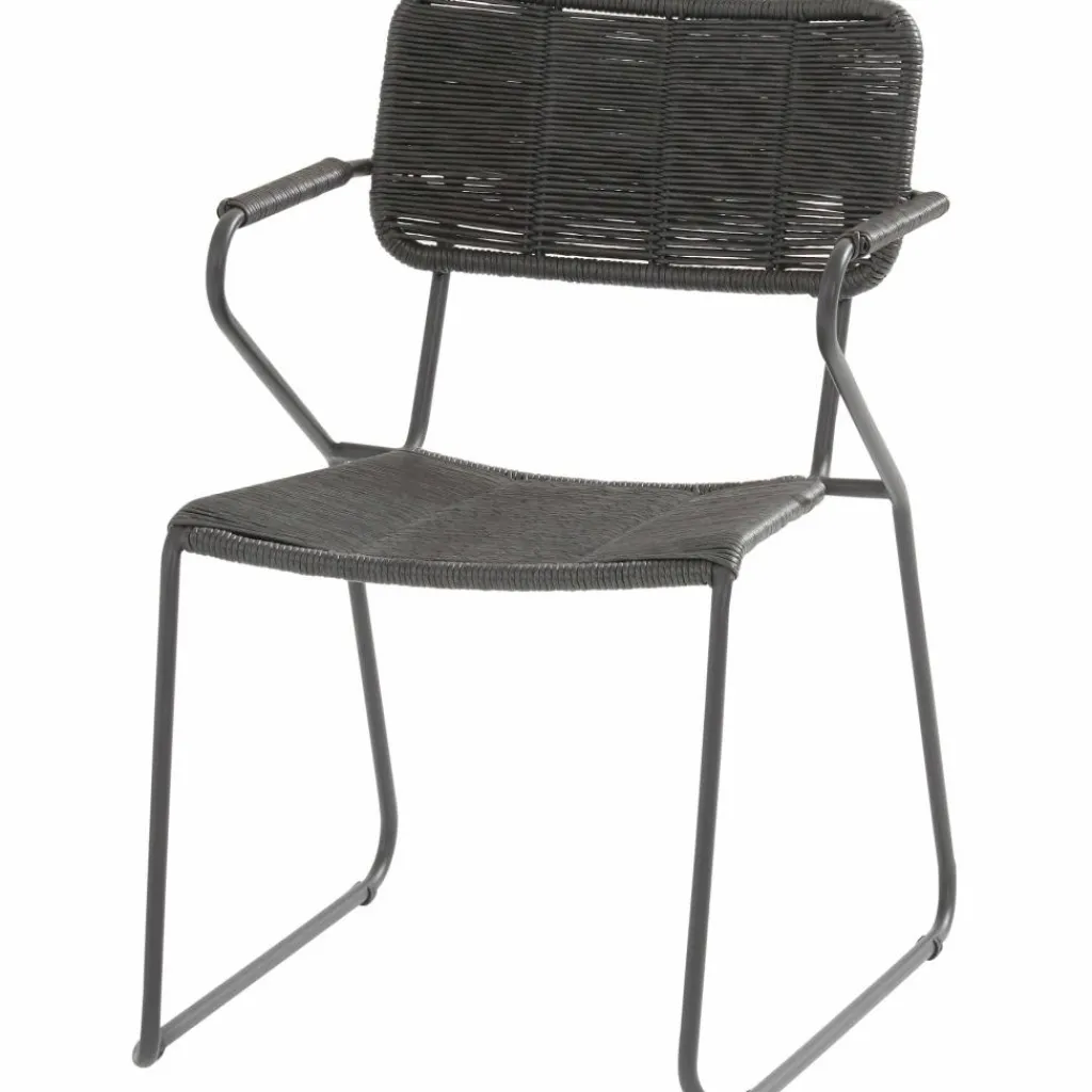 TASTE by 4 Seasons Swing stapelbare tuinstoel anthracite< Tuinstoelen