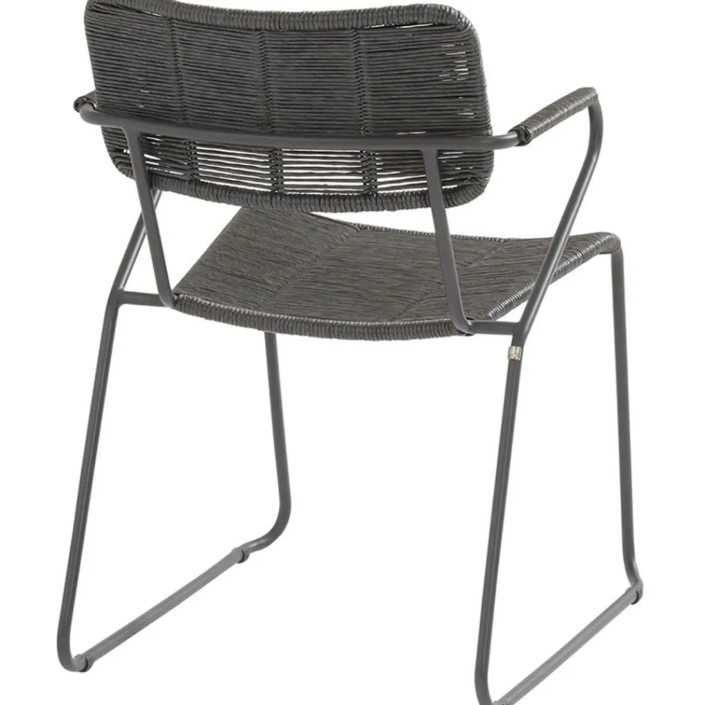 TASTE by 4 Seasons Swing stapelbare tuinstoel anthracite< Tuinstoelen