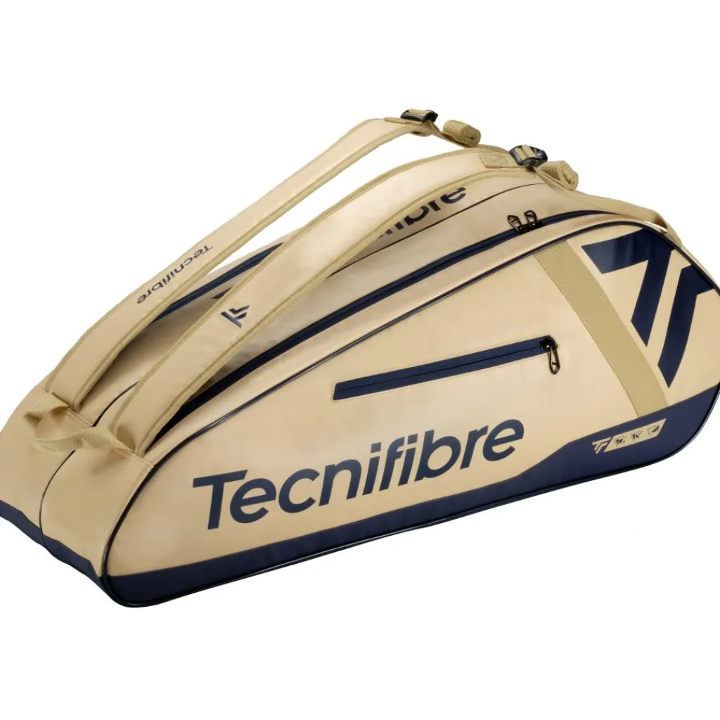 Tecnifibre TOUR ENDURANCE 6R tennistas sand navy< Tennistassen