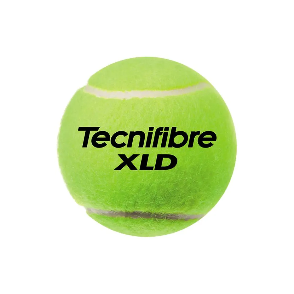 Tecnifibre XLD tennisballen 4-pack geel< Tennisballen
