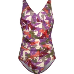 Ten Cate Swim Badpak dames botanical leaves< Badpakken