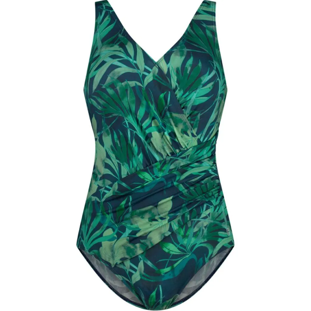 Badpakken-Ten Cate Swim Badpak dames water lily teal