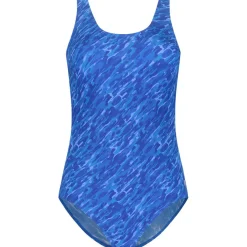 Ten Cate Swim Soft Cup badpak dames paint stripes blue< Badpakken