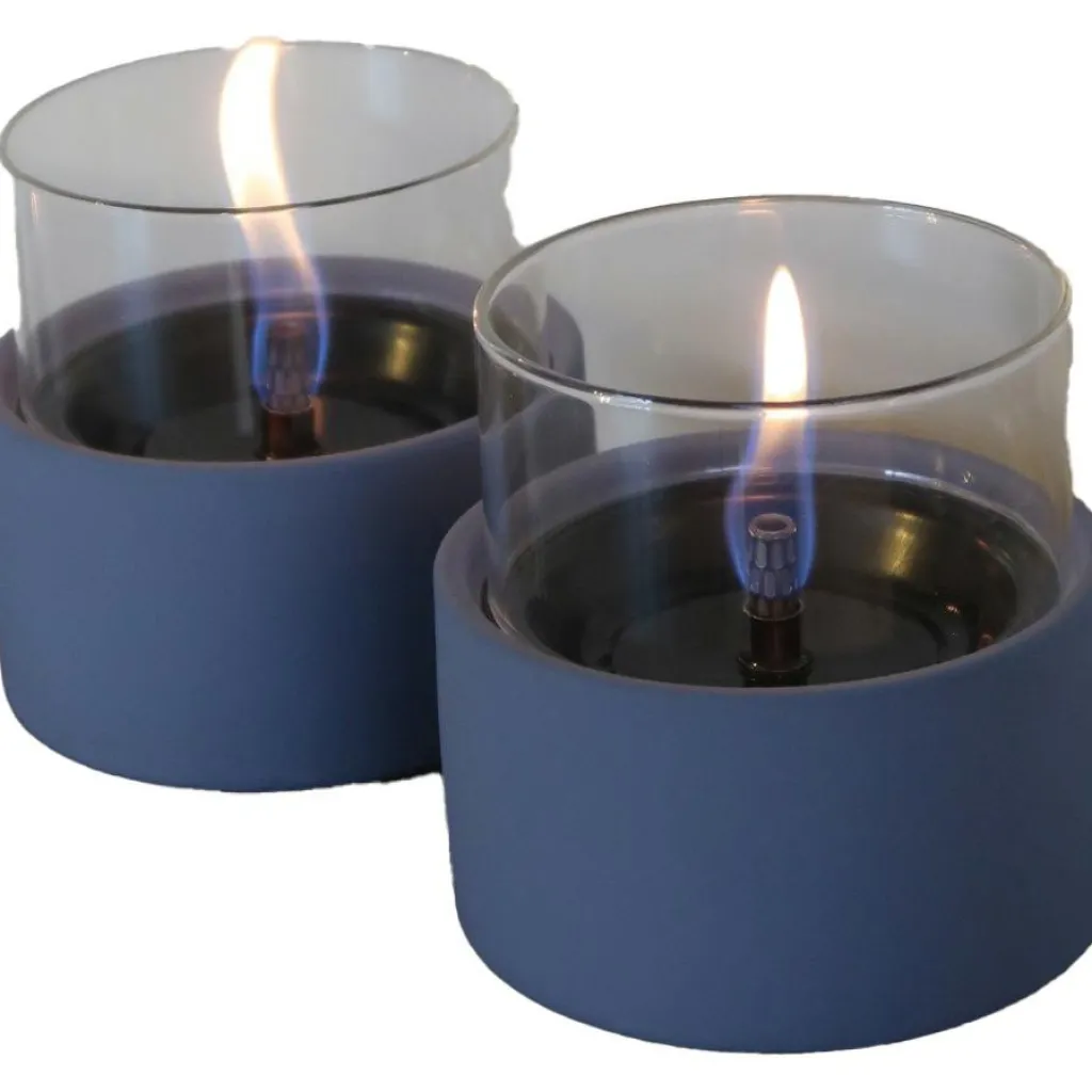 Sfeerhaarden-Tenderflame Breeze 10 tafelvuur blue ceramic 2-pack