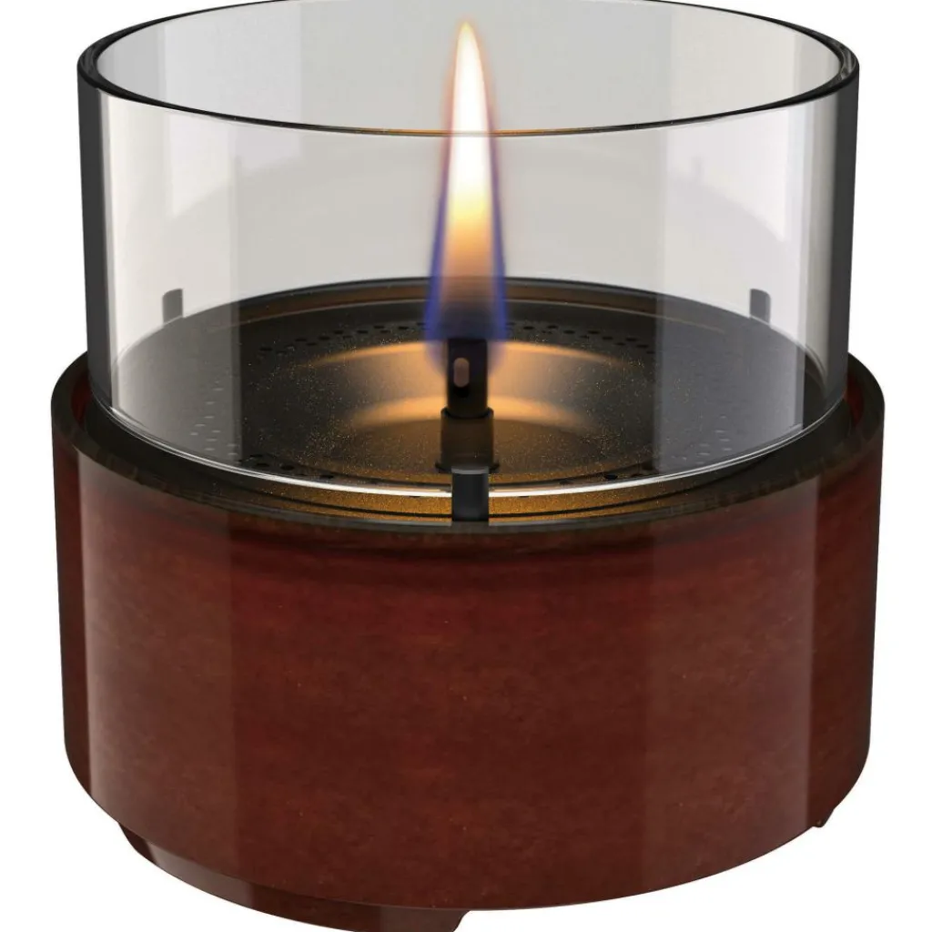 Sfeerhaarden-Tenderflame Café 14 Reactive Glass tafelvuur amber