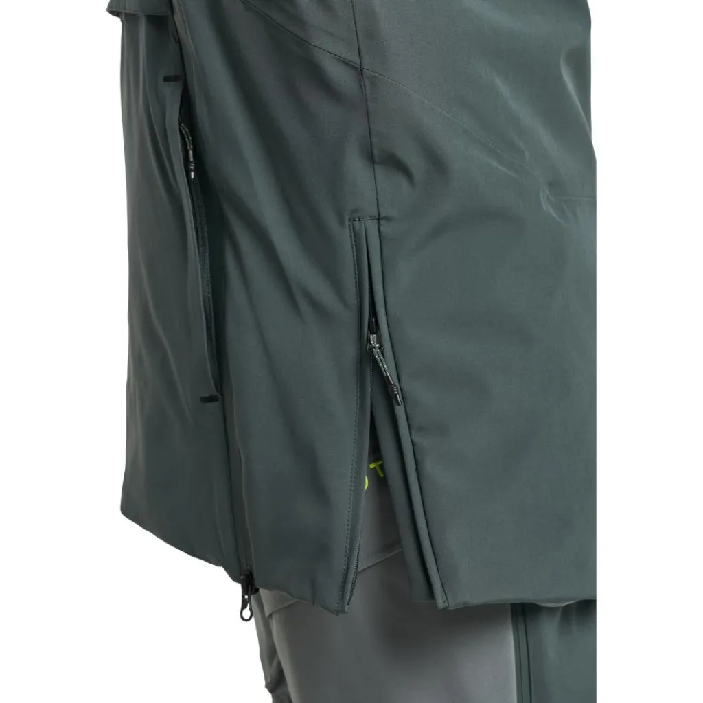 Tenson Aerismo JackoRak winterjas heren coal green shell< Ski Jassen|Wintersport