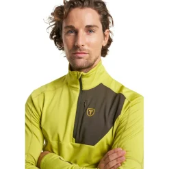 Tenson TXlite Half Zip skipully heren acid lemon< Skipullies|Wintersport