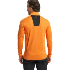 Skipullies|Wintersport-Tenson TXlite Half Zip skipully heren amberglow
