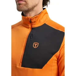 Skipullies|Wintersport-Tenson TXlite Half Zip skipully heren amberglow