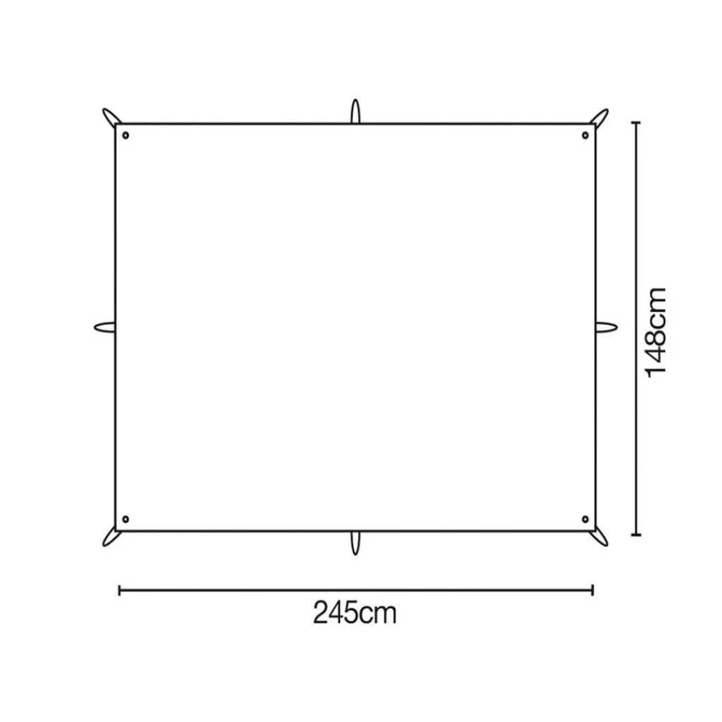 Luifels &Amp; Tarps-Terra Nova Adventure 1 tarp 245 x 148 cm green