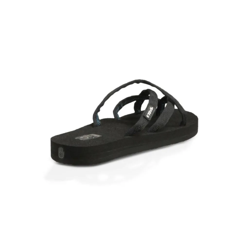 Teva Olowahu slippers dames mix black on black< Slippers