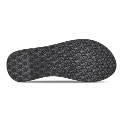 Slippers-Teva Olowahu slippers dames palms zwart wit