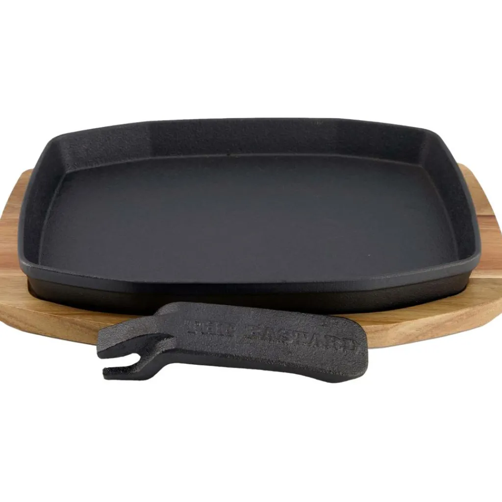 The Bastard Cast Iron Sizzeling Medium gietijzeren braadpan met houder< Accessoires