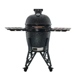 Kamado-The Bastard  Large Compleet 2025 houtskoolbarbecue black