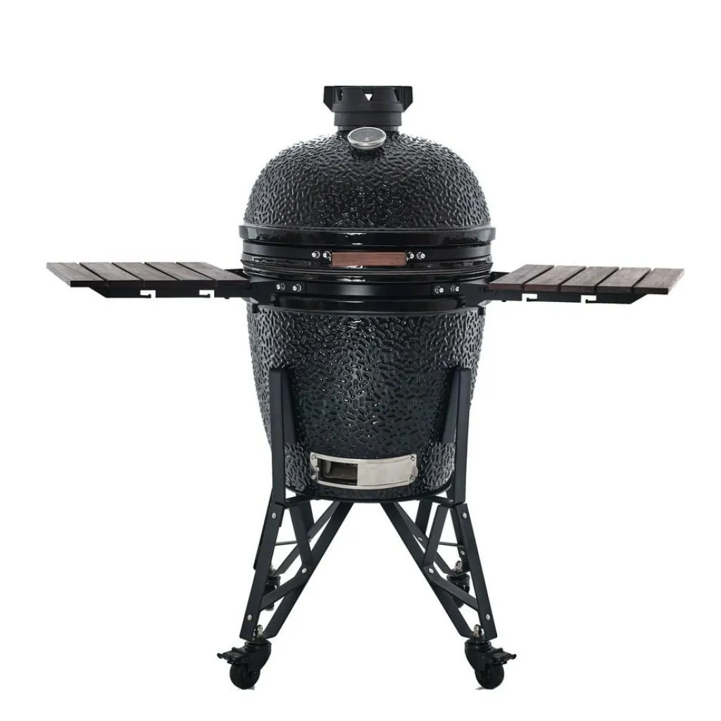 Kamado-The Bastard Large Compleet 2025 houtskoolbarbecue black