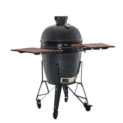 Kamado-The Bastard Large Compleet 2025 houtskoolbarbecue black