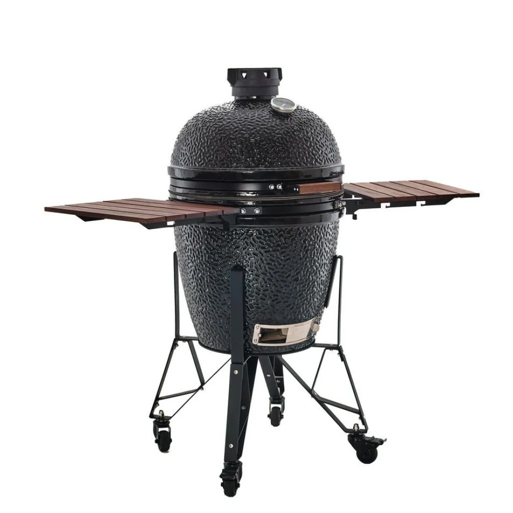 Kamado-The Bastard Large Compleet 2025 houtskoolbarbecue black