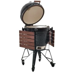 Kamado-The Bastard Large Compleet 2025 houtskoolbarbecue black