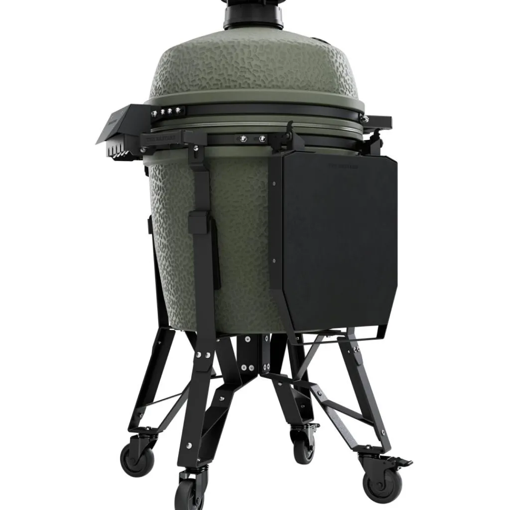 The Bastard Pro Large houtskoolbarbecue alpine green< Kamado