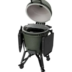 The Bastard Pro Large houtskoolbarbecue alpine green< Kamado