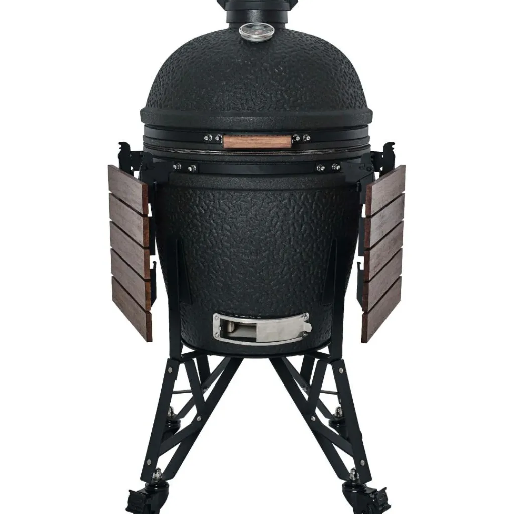 The Bastard Urban Large Compleet 2025 houtskoolbarbecue black< Kamado