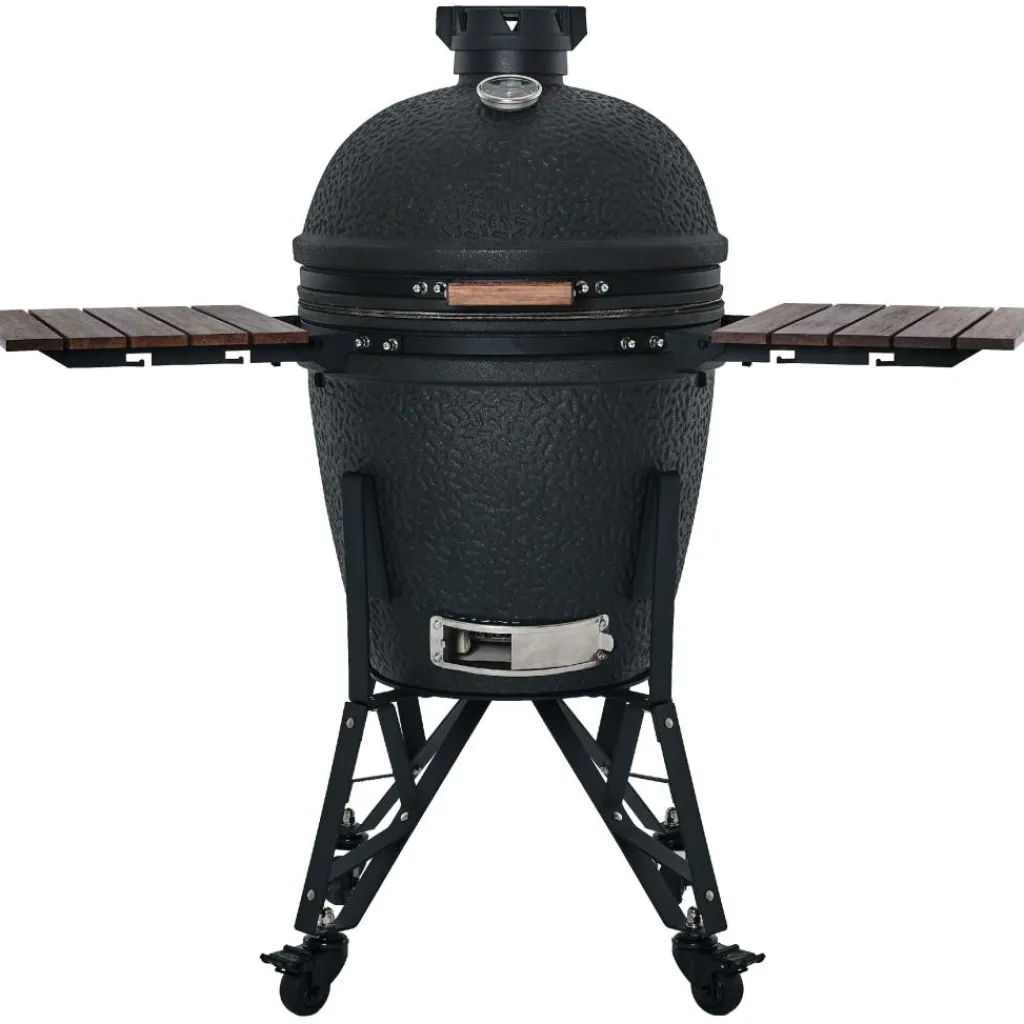 The Bastard Urban Large Compleet 2025 houtskoolbarbecue black< Kamado