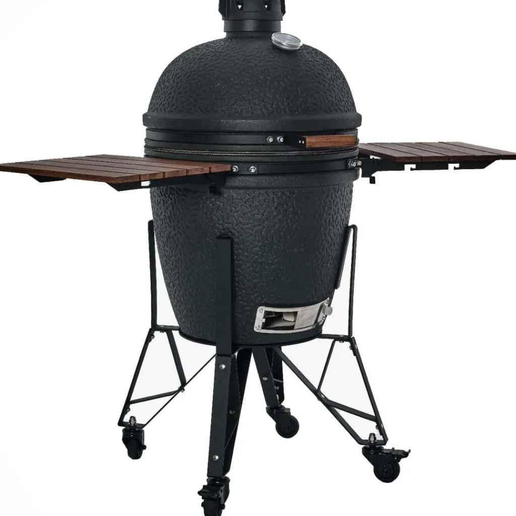 The Bastard Urban Large Compleet 2025 houtskoolbarbecue black< Kamado