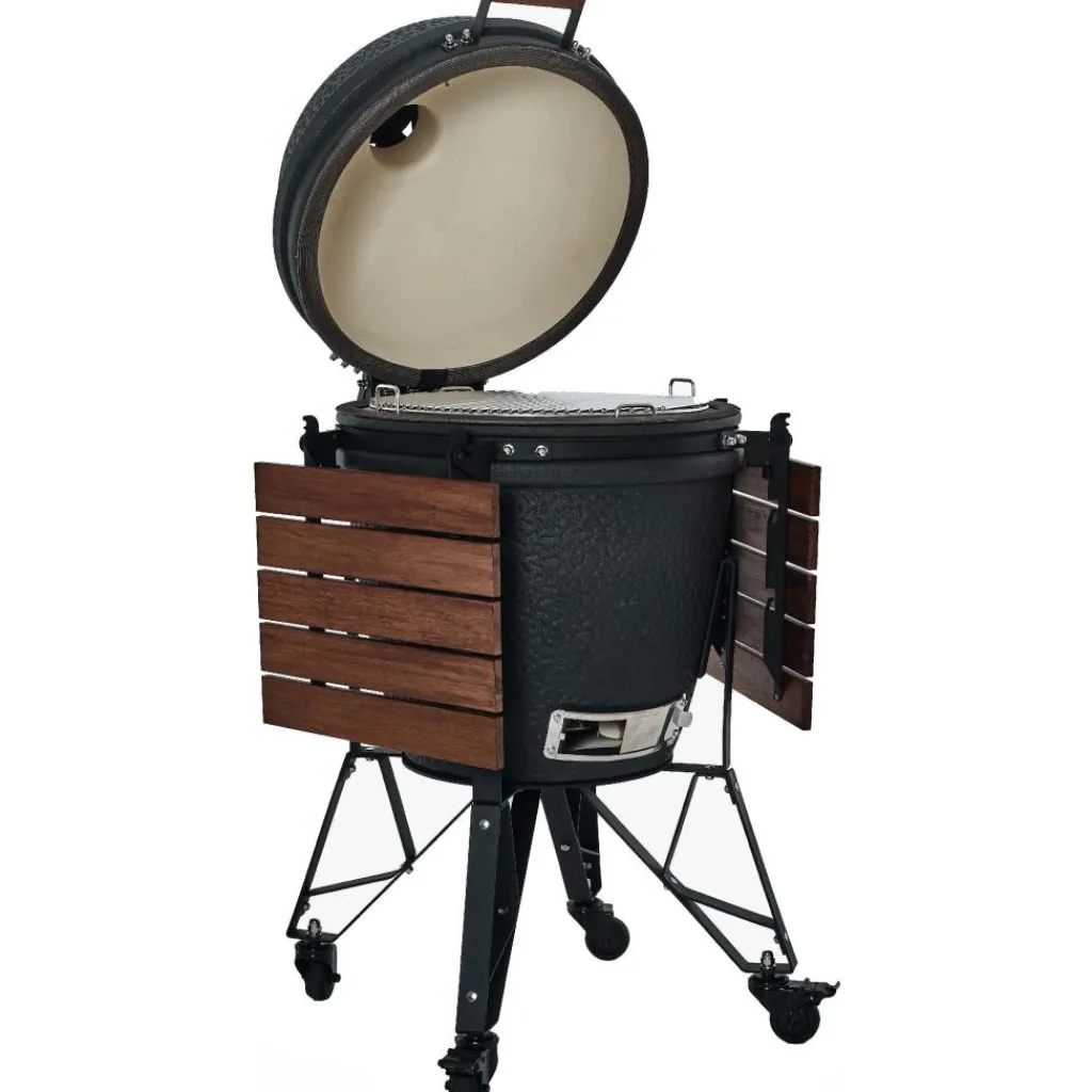 The Bastard Urban Large Compleet 2025 houtskoolbarbecue black< Kamado