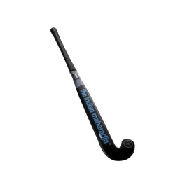 The Indian Maharadja Blade Mid Bow zaalhockeystick junior mulberry wood black blue< Hockeystick