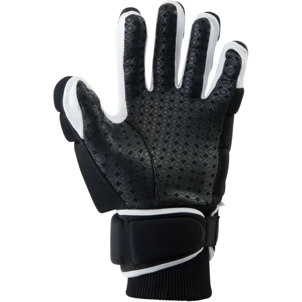 Hockey Bescherming-The Indian Maharadja Glove PRO full finger hockeyhandschoen black