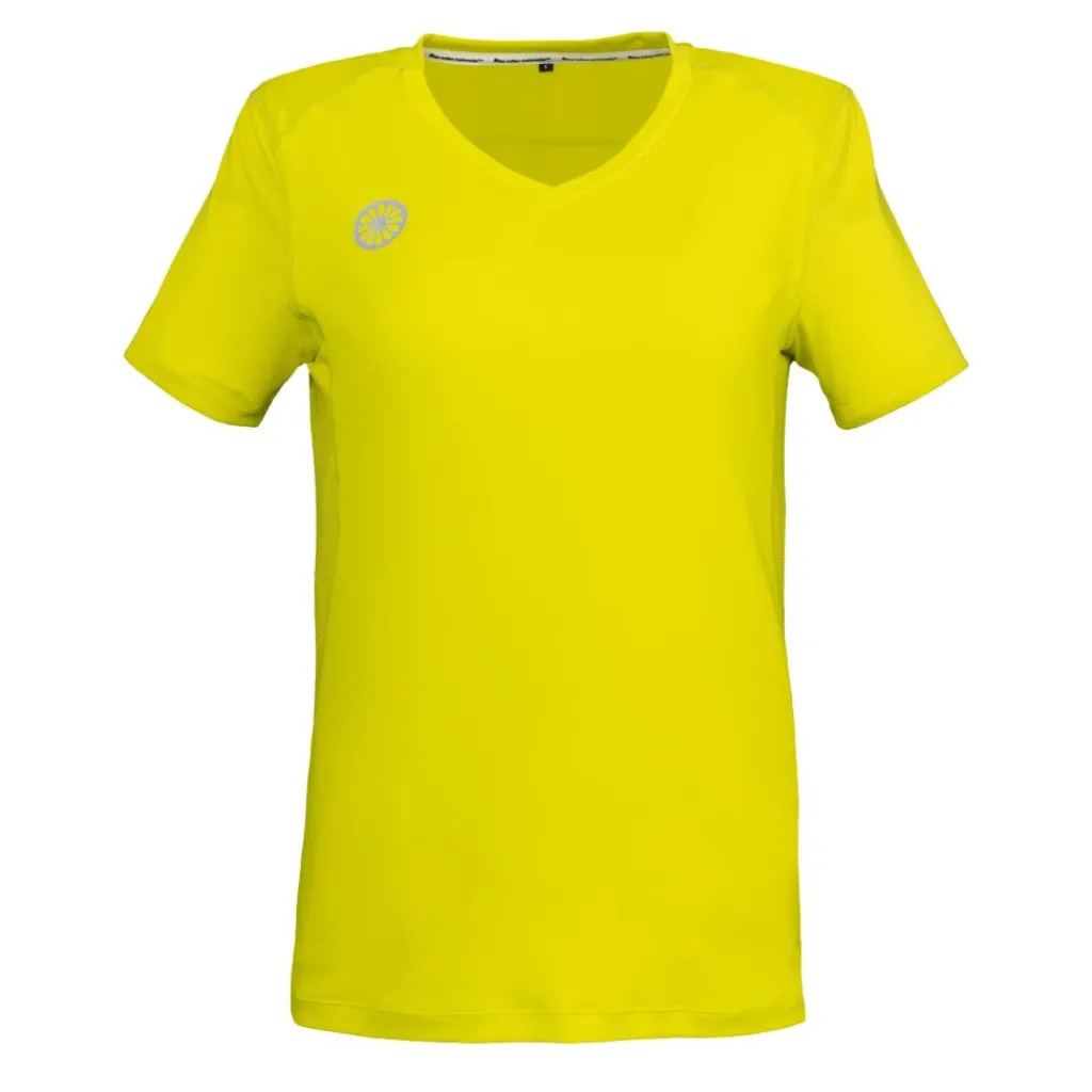 Tenniskleding-The Indian Maharadja Goa Dry Touch tennisshirt dames lime