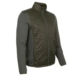 Tenniskleding-The Indian Maharadja Goa Padded trainingsjack heren mud green