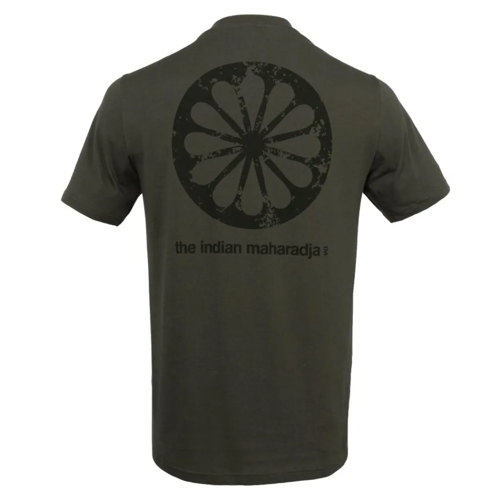 The Indian Maharadja Goa Urban tennisshirt heren mud green< Tenniskleding