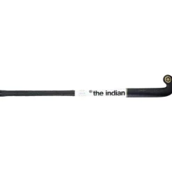 The Indian Maharadja Gold Pro Mid Bow zaalhockeystick junior black white gold foil< Hockeystick